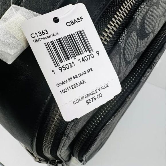 Large Coach backpack New With Tags Coach backpack (New with Tag)
